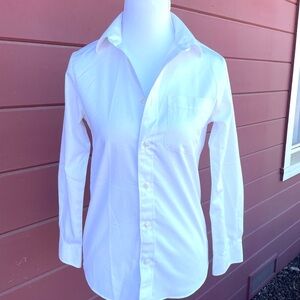 Nordstrom Classic White Button Down‎ Shirt